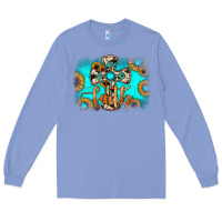 Colony Blue faith cross Long Sleeve Tee - JahusDesignShop