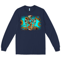 Navy faith cross Long Sleeve Tee - JahusDesignShop