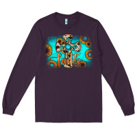 Plum faith cross Long Sleeve Tee - JahusDesignShop