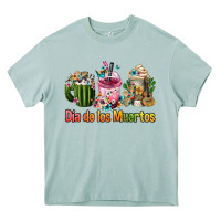 Arona mexican día de los muertos coffee cups Heavy Core Tee - FaDigitalArtStudio