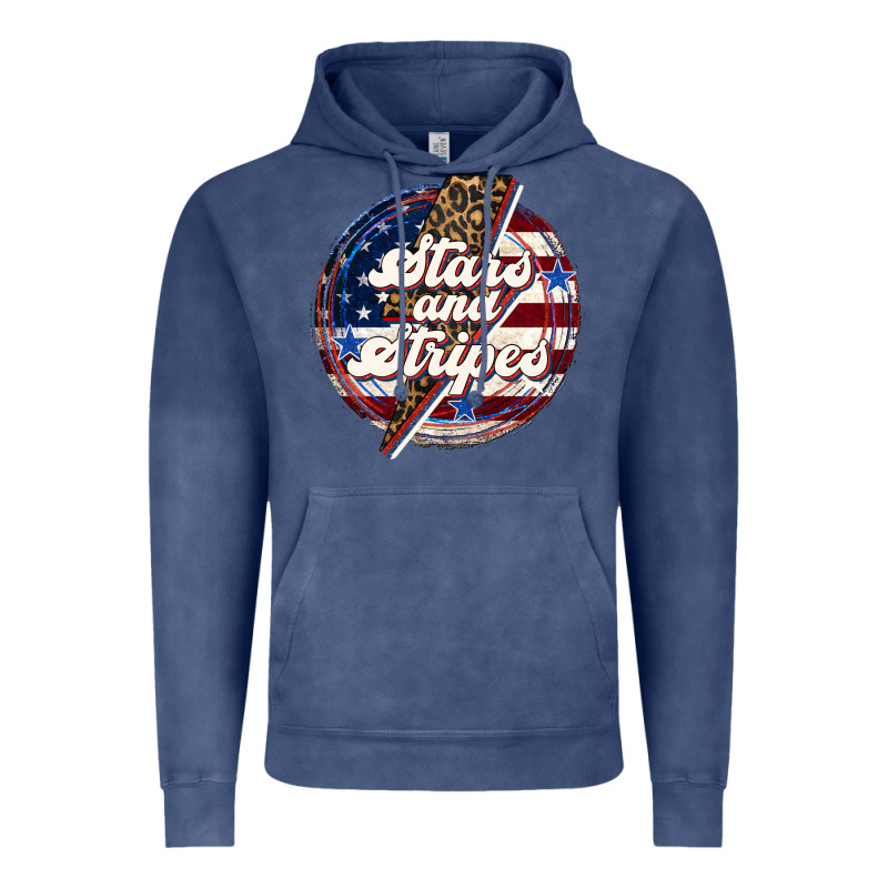 Western Stars And Stripes Vintage Hoodie by LillyAllenDesigns | Teevron
