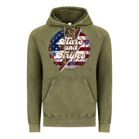Vintage Olive Western Stars and Stripes Vintage Hoodie - LillyAllenDesigns