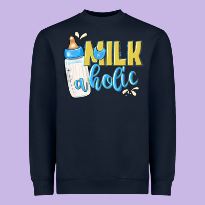 Milkaholic Boys Heavyweight Sweatshirt Designed By Nancycooperartshop