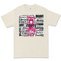 Bone breast cancer nobody fights alone Premium Tee - JahusDesignShop