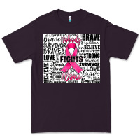 Plum breast cancer nobody fights alone Premium Tee - JahusDesignShop