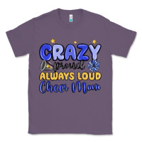 Lavender crazy proud always loud cheer mom Classic Tee - MaliasSmallBusiness