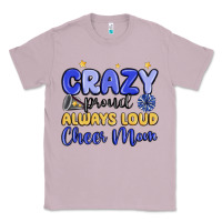 Lilac crazy proud always loud cheer mom Classic Tee - MaliasSmallBusiness