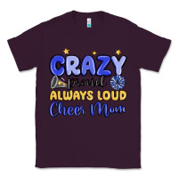 Plum crazy proud always loud cheer mom Classic Tee - MaliasSmallBusiness