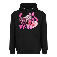 Black Cancer hearts Cancer Awaneress Heavyweight Hoodie - HowdyJamesFarm
