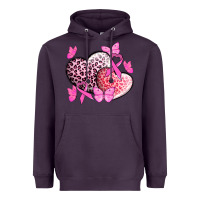 Plum Cancer hearts Cancer Awaneress Heavyweight Hoodie - HowdyJamesFarm