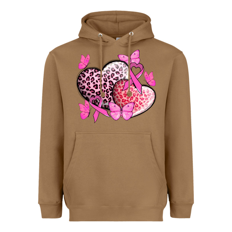 Cancer Hearts Cancer Awaneress Heavyweight Hoodie by HowdyJamesFarm | Teevron