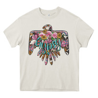 Cream gypsy soul thunderbird Heavy Core Tee - BarkalooDesign