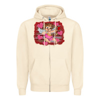 Sandshell valentine's day cupid heart Zipper Hoodie - RanaPortraitStore