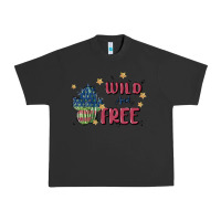 Pigment Black wild and free Urban Heavy Tee - MaliasSmallBusiness
