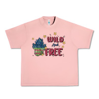 Salmon wild and free Urban Heavy Tee - MaliasSmallBusiness