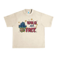 Sandshell wild and free Urban Heavy Tee - MaliasSmallBusiness