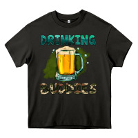 Asphalt drinking buddies with beer Heavy Core Tee - HRA Design Shop