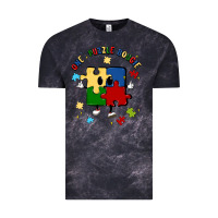 Cloud Black one puzzle bougie Vintage Tee - MaliasSmallBusiness