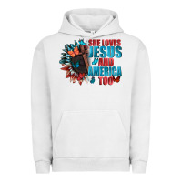 Pigment Lunar Rock She love Jesus and America too Urban Hoodie - FaDigitalArtStudio