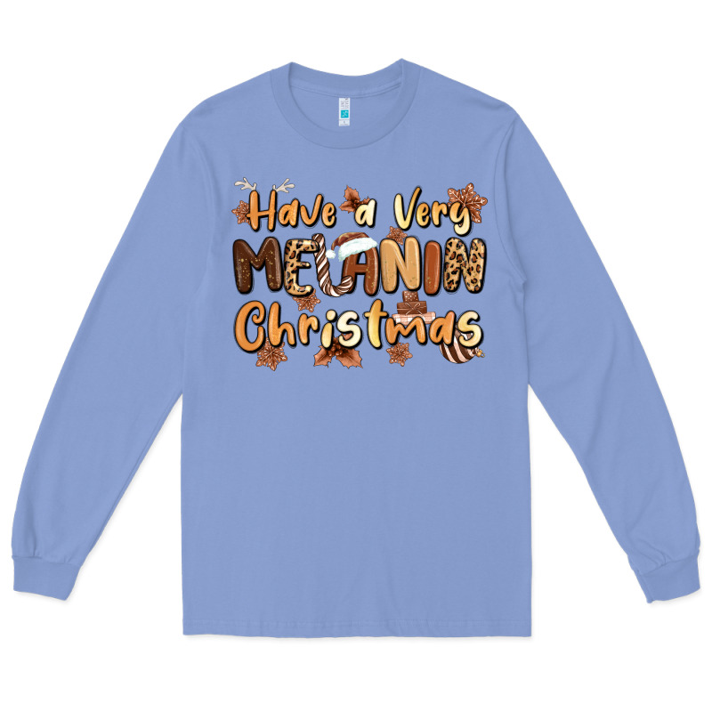 Have A Very Melanin Christmas Long Sleeve Tee by MaliasSmallBusiness | Teevron