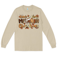 Mushroom have a very melanin christmas Long Sleeve Tee - MaliasSmallBusiness