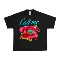 Black call me roses and pink telephone Urban Heavy Tee - AdoDesignShop