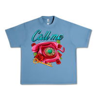 Pebble Blue call me roses and pink telephone Urban Heavy Tee - AdoDesignShop