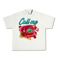 Pistachio call me roses and pink telephone Urban Heavy Tee - AdoDesignShop
