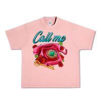 Salmon call me roses and pink telephone Urban Heavy Tee - AdoDesignShop