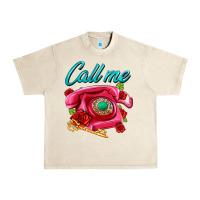 Sandshell call me roses and pink telephone Urban Heavy Tee - AdoDesignShop