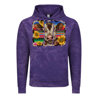 Cloud Purple western background baby calf Vintage Hoodie - BarkalooDesign