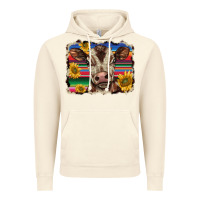 Vintage Artic western background baby calf Vintage Hoodie - BarkalooDesign
