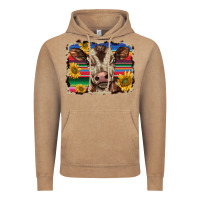 Vintage Coffee western background baby calf Vintage Hoodie - BarkalooDesign