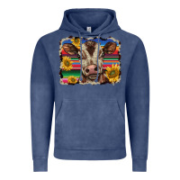 Vintage Denim western background baby calf Vintage Hoodie - BarkalooDesign