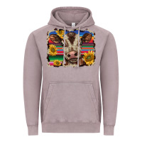 Vintage Zinc western background baby calf Vintage Hoodie - BarkalooDesign