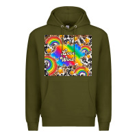 Army Green love wins Premium Hoodie - TumblerDesignByShophia