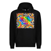Black love wins Premium Hoodie - TumblerDesignByShophia