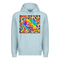 Blue Mist love wins Premium Hoodie - TumblerDesignByShophia