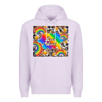Lilac love wins Premium Hoodie - TumblerDesignByShophia