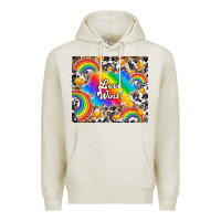 Oatmeal Heather love wins Premium Hoodie - TumblerDesignByShophia