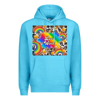 Ocean Blue love wins Premium Hoodie - TumblerDesignByShophia