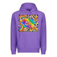 Purple love wins Premium Hoodie - TumblerDesignByShophia