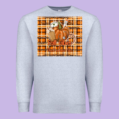 Fall Vibes And That Nurse Life Premium Sweatshirt Designed By Tumblerdesignbyshophia