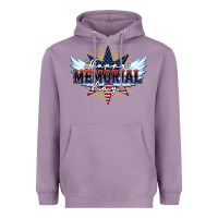 Lavender happy memorial day Heavyweight Hoodie - HowdyJamesFarm