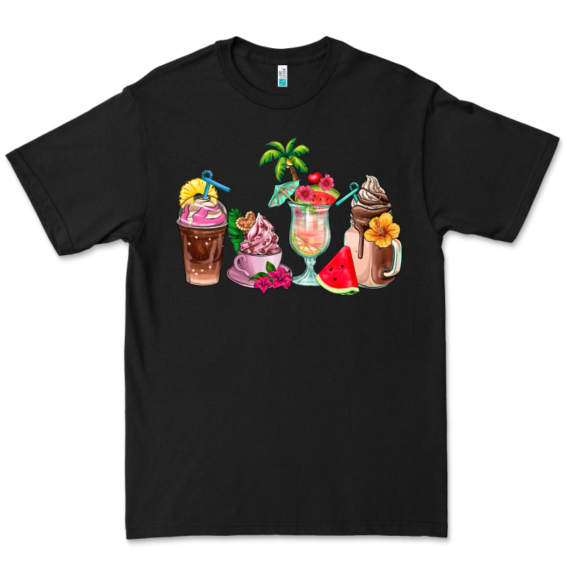Summer Coffee Cups Premium Tee by AdoDesignShop | Teevron