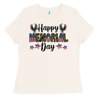 Bone happy memorial day Ladies Tee - CowhideDigitalArt