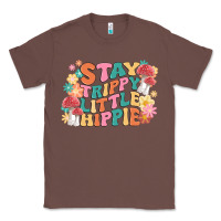 Chestnut stay trippy little hippie Classic Tee - MaliasSmallBusiness
