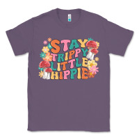 Lavender stay trippy little hippie Classic Tee - MaliasSmallBusiness