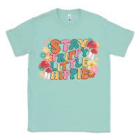 Seafoam stay trippy little hippie Classic Tee - MaliasSmallBusiness