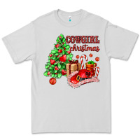 Dove Grey Cowgirl Christmas Premium Tee - AdoDesignShop